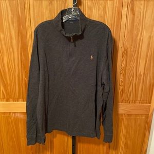 Polo Ralph Lauren men’s mock neck half zip sweater